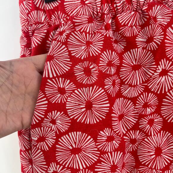 LOFT ANN TAYLOR Shorts Size Small Pull On Firework Linen Blend Floral Office - Picture 5 of 11